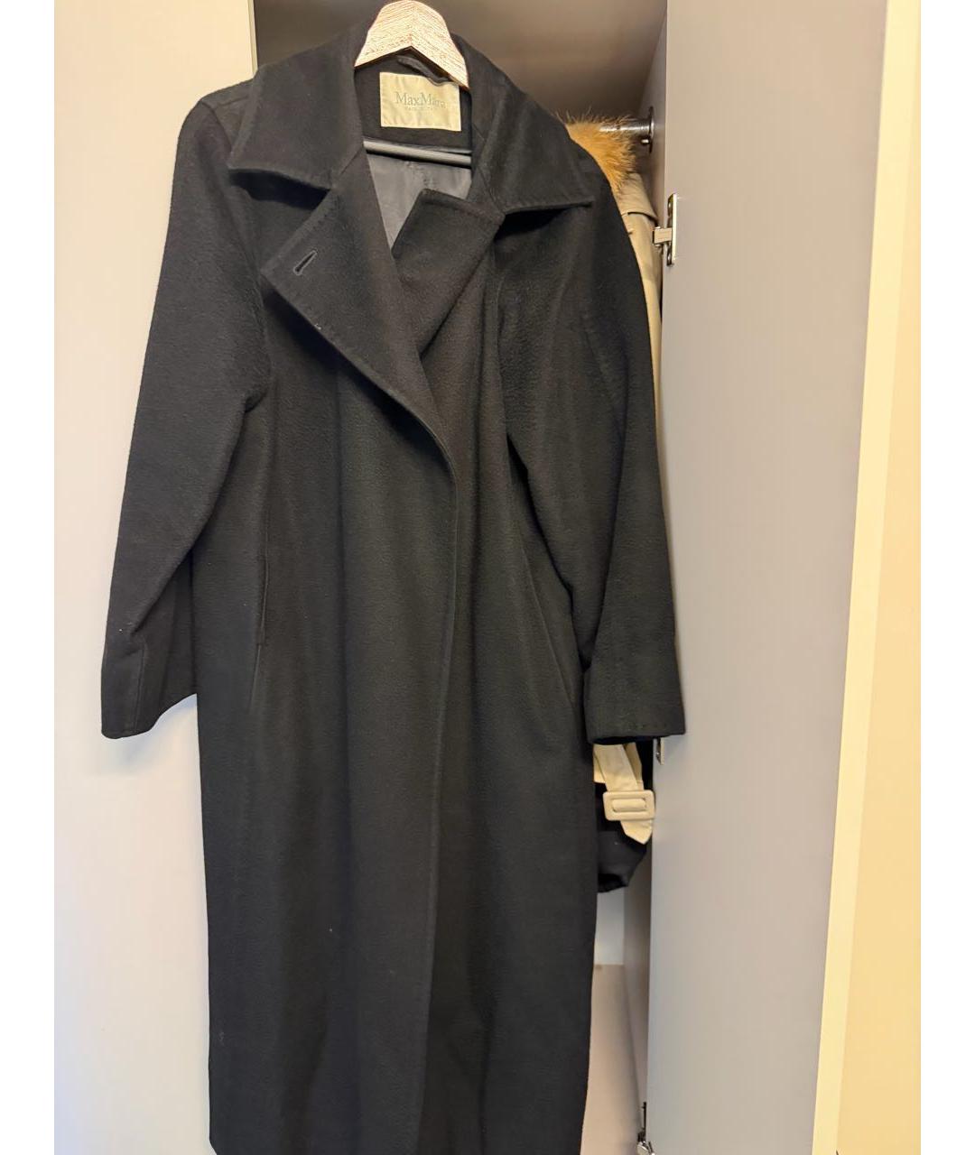 MAX MARA Черное пальто, фото 3
