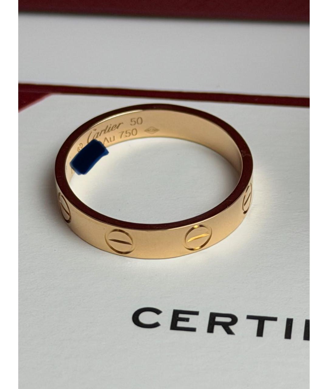 CARTIER Золотое кольцо из розового золота, фото 4