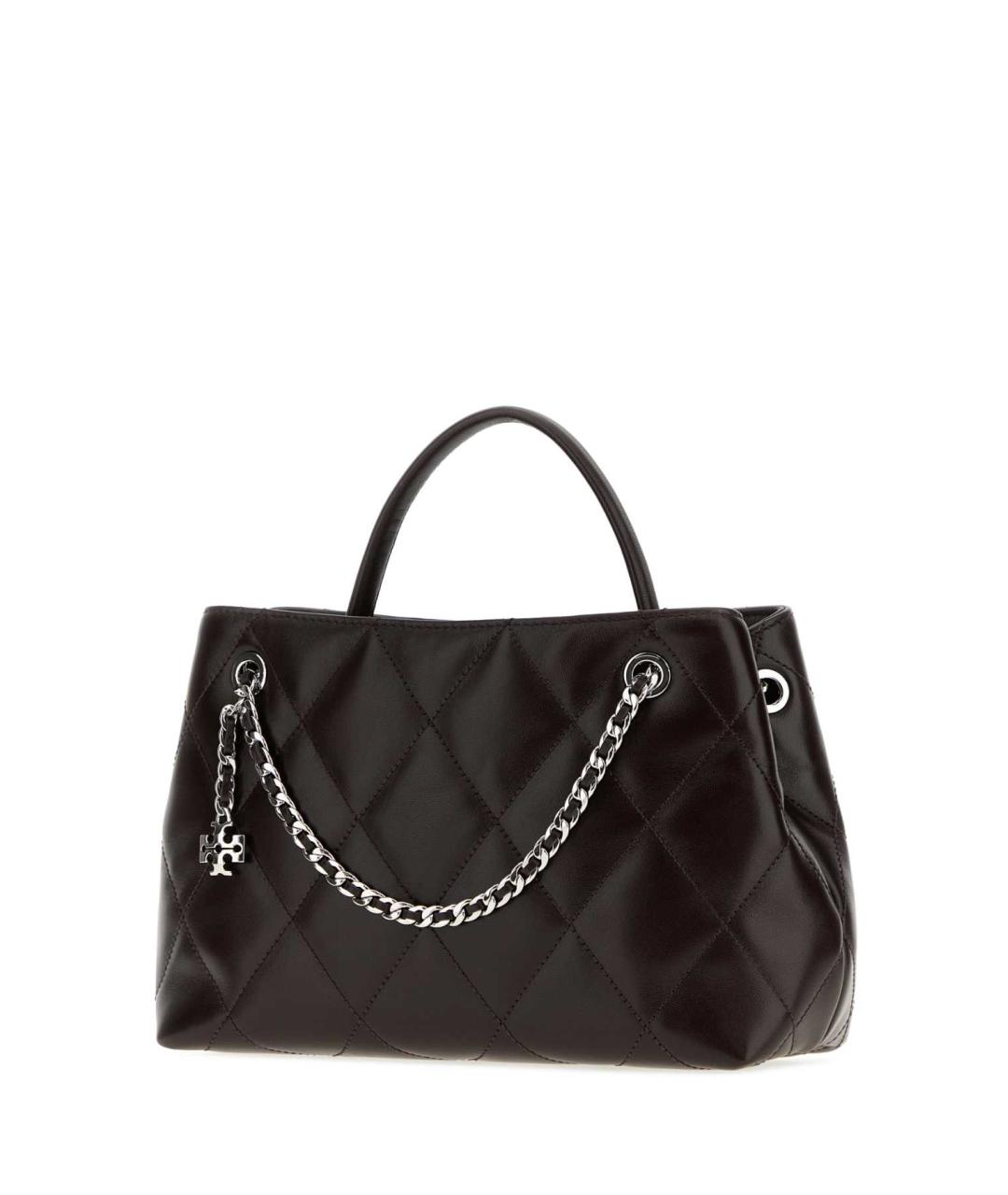 TORY BURCH Коричневая кожаная сумка тоут, фото 2