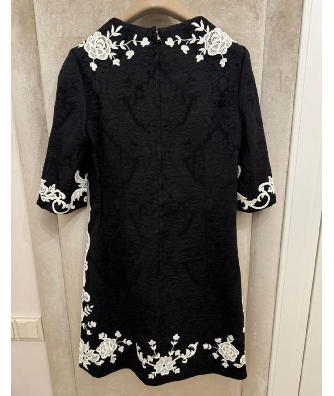 DOLCE&GABBANA Черное повседневное платье, фото 2