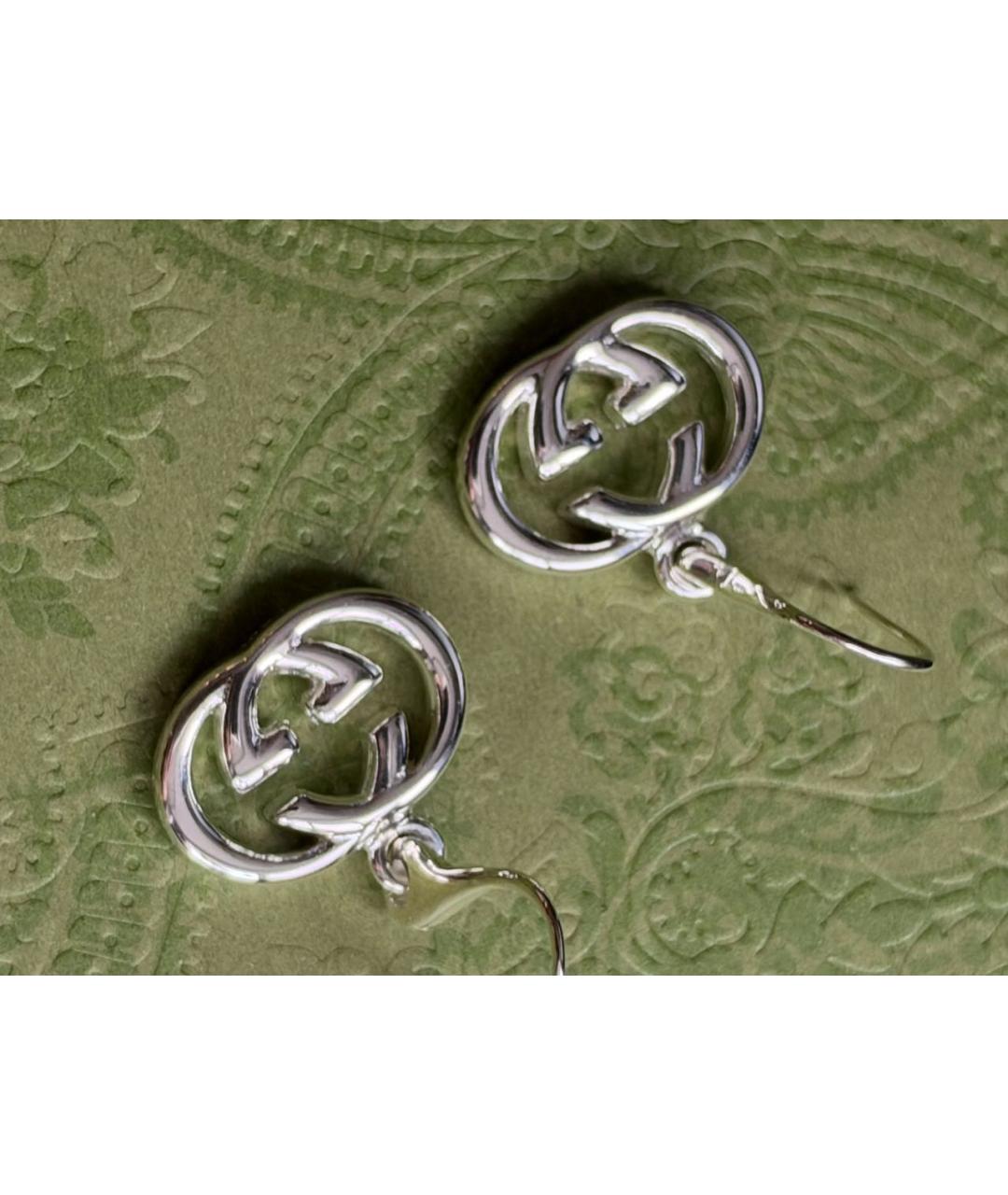 GUCCI Серебряные серебряные серьги, фото 3