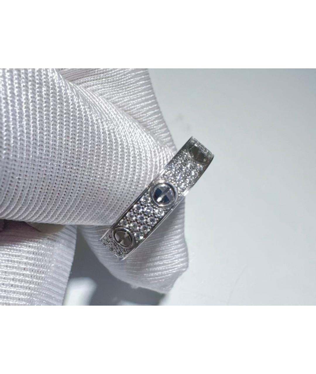 CARTIER Серебряное кольцо из белого золота, фото 3