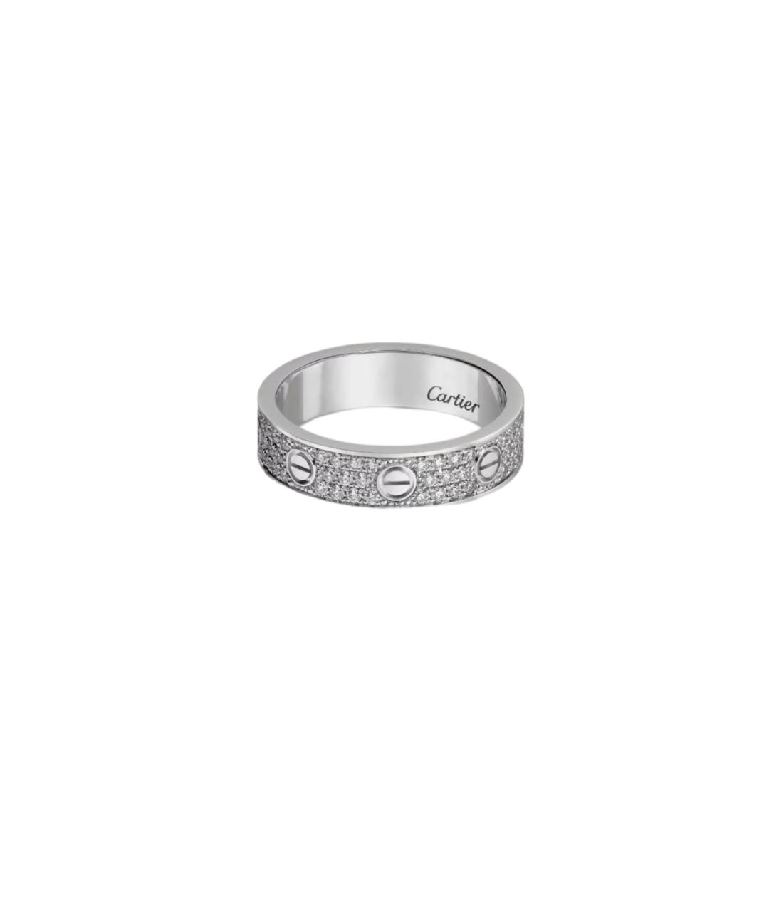 CARTIER Серебряное кольцо из белого золота, фото 5
