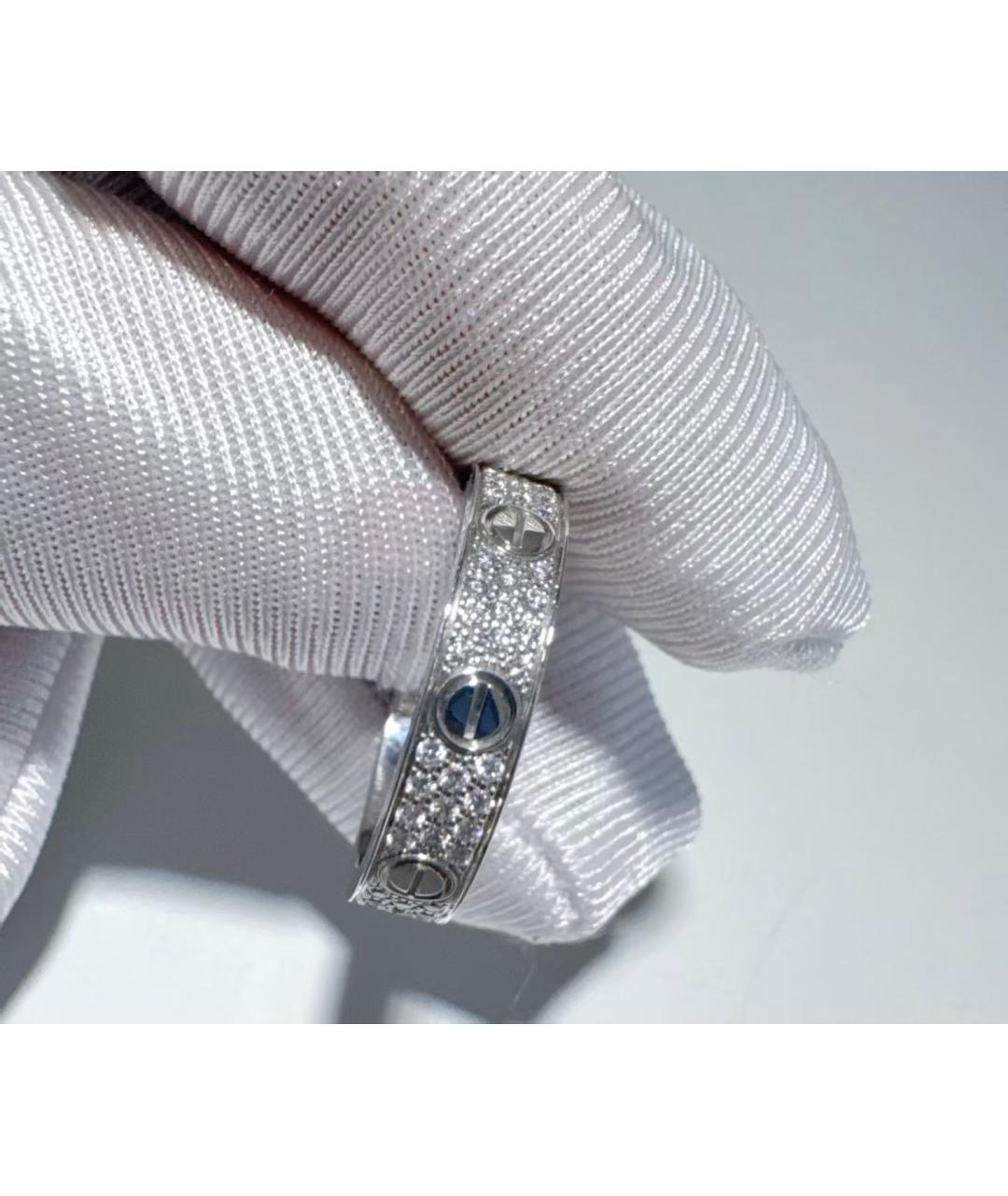 CARTIER Серебряное кольцо из белого золота, фото 2
