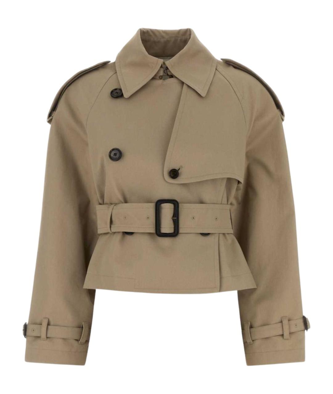 BURBERRY Бежевая хлопковая куртка, фото 1