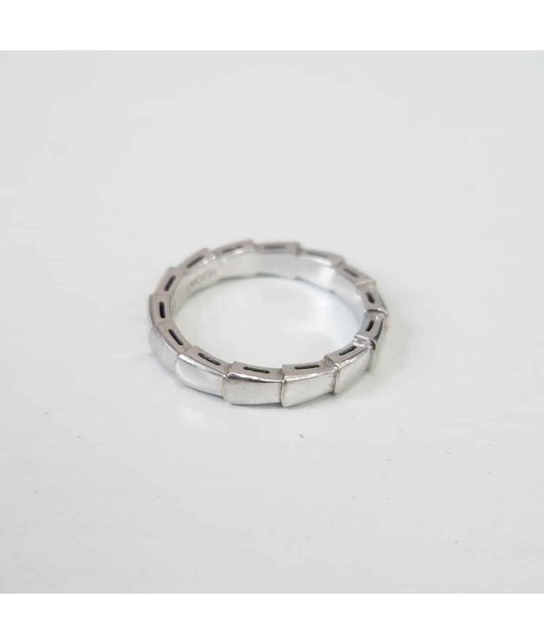 BVLGARI Серебряное кольцо из белого золота, фото 4