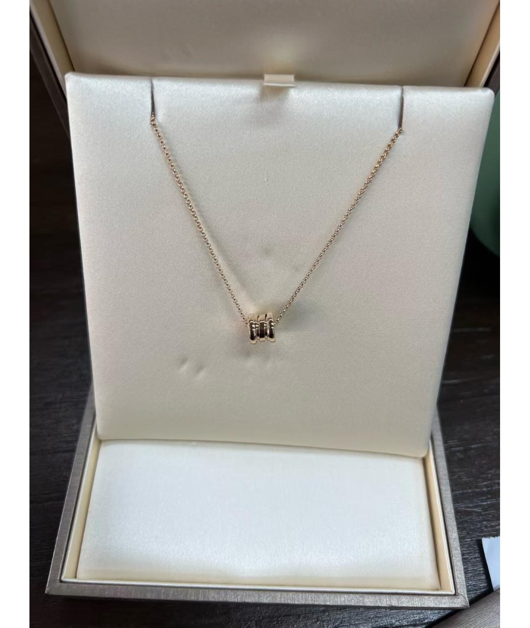 BVLGARI Золотая подвеска из розового золота, фото 3