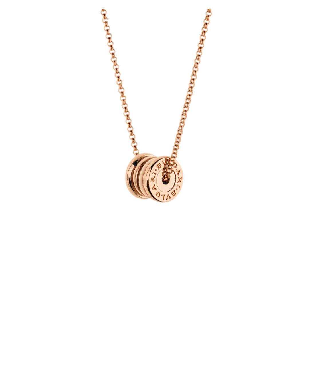BVLGARI Золотая подвеска из розового золота, фото 4
