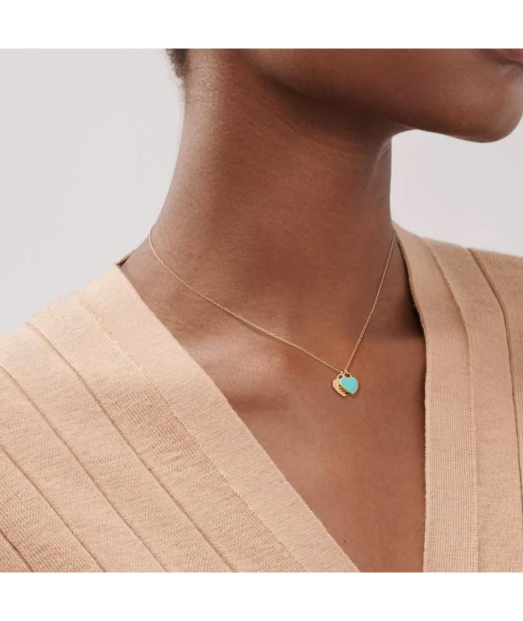 TIFFANY&CO Золотая подвеска из желтого золота, фото 2