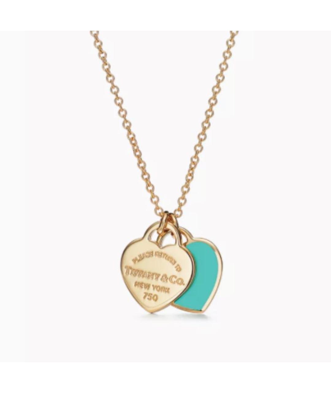 TIFFANY&CO Золотая подвеска из желтого золота, фото 4
