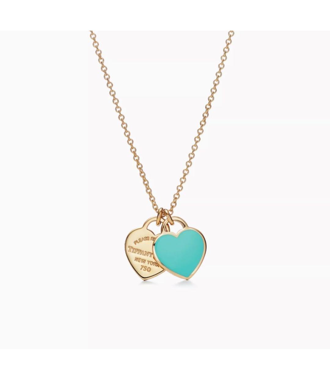 TIFFANY&CO Золотая подвеска из желтого золота, фото 5