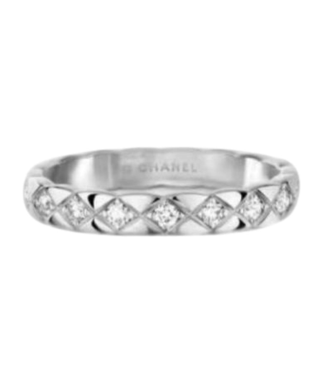 CHANEL Серебряное кольцо из белого золота, фото 1