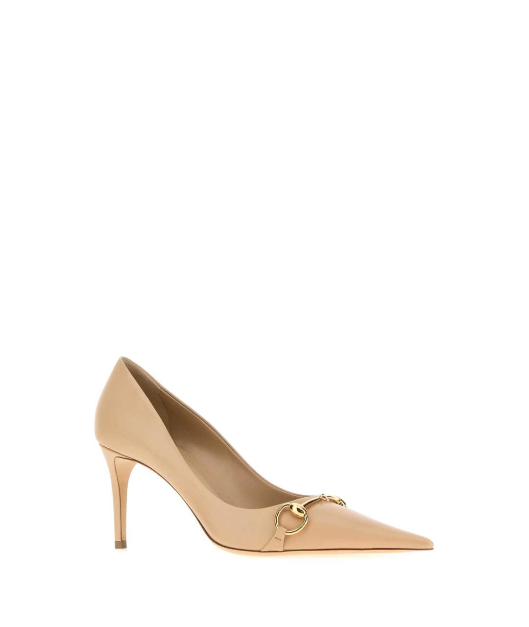 GUCCI Розовые кожаные туфли, фото 2
