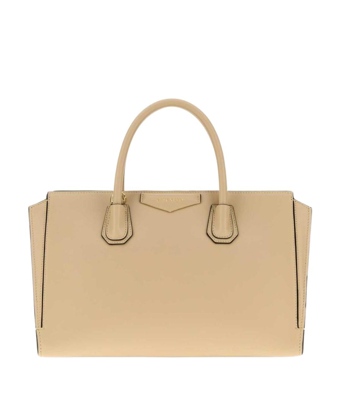 GIVENCHY Бежевая кожаная сумка тоут, фото 1