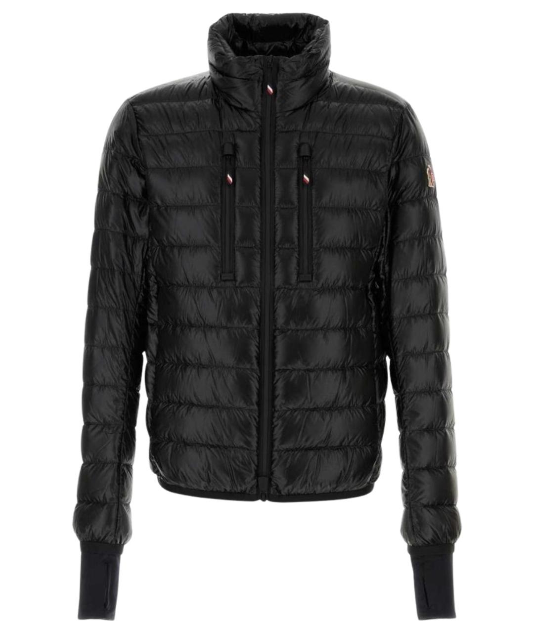 MONCLER GRENOBLE Черный нейлоновый пуховик, фото 1