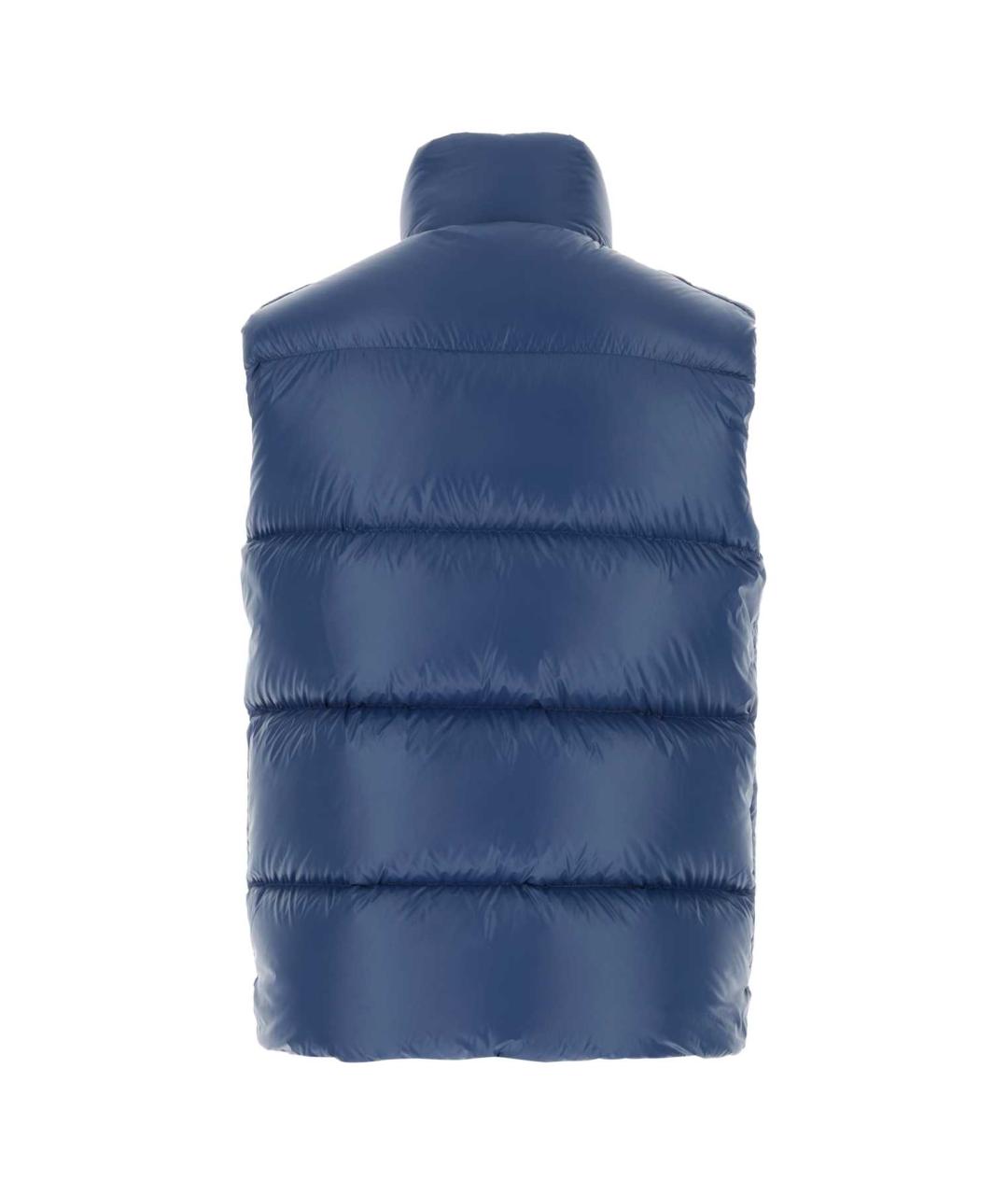 MONCLER Синий нейлоновый жилет, фото 2