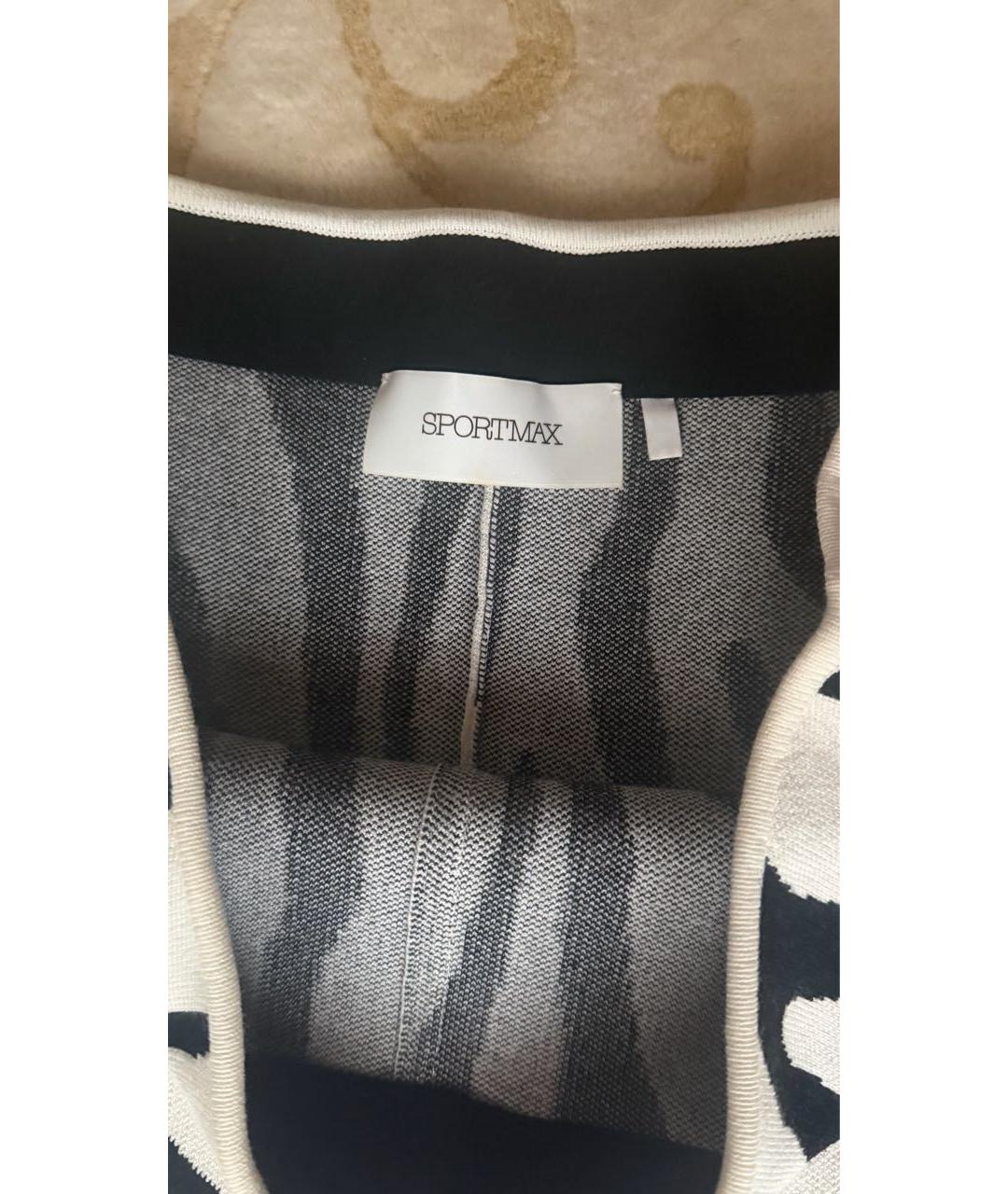 SPORTMAX Вискозная юбка миди, фото 3