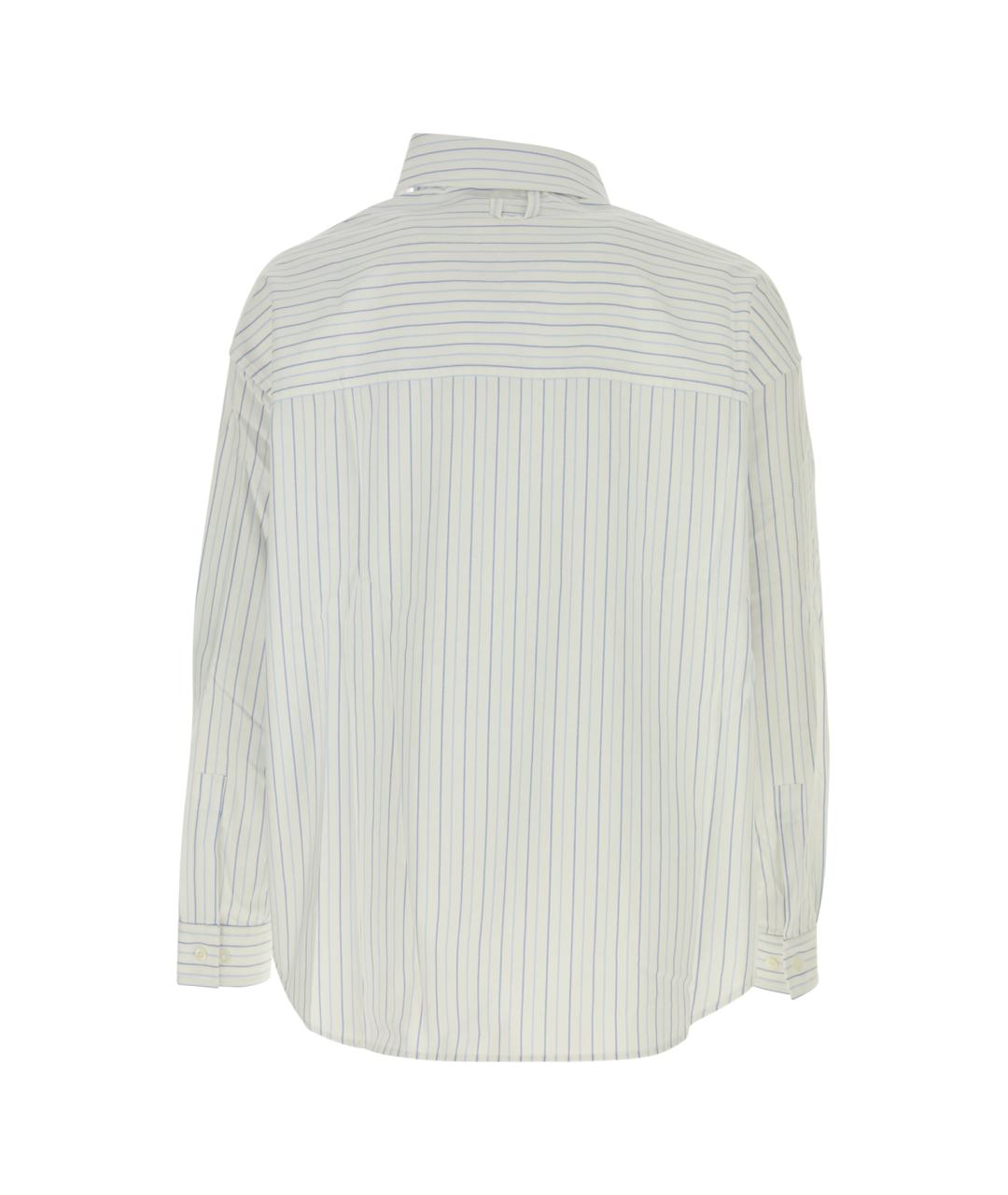 JACQUEMUS Белая хлопковая кэжуал рубашка, фото 2