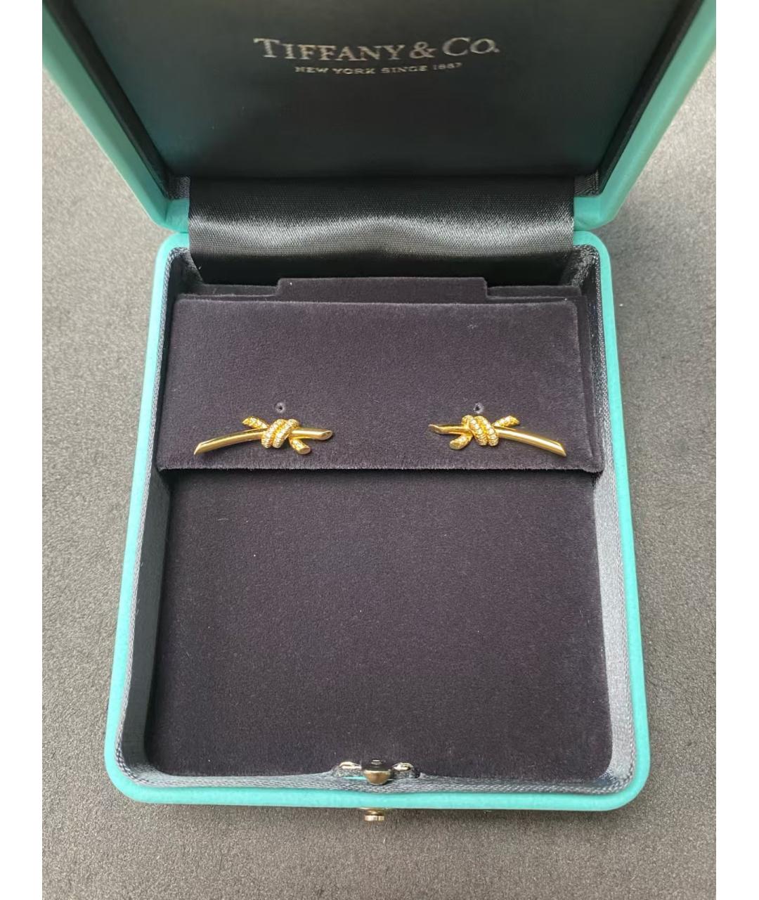 TIFFANY&CO Золотые серьги из розового золота, фото 4