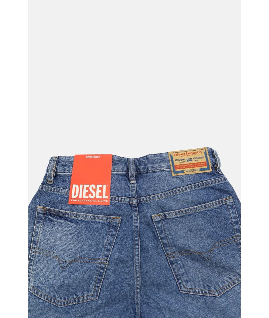 DIESEL Голубые хлопковые шорты, фото 5