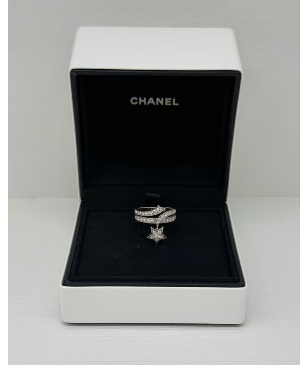 CHANEL Серебряное кольцо из белого золота, фото 2