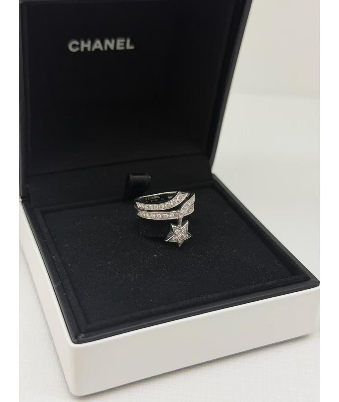 CHANEL Серебряное кольцо из белого золота, фото 5