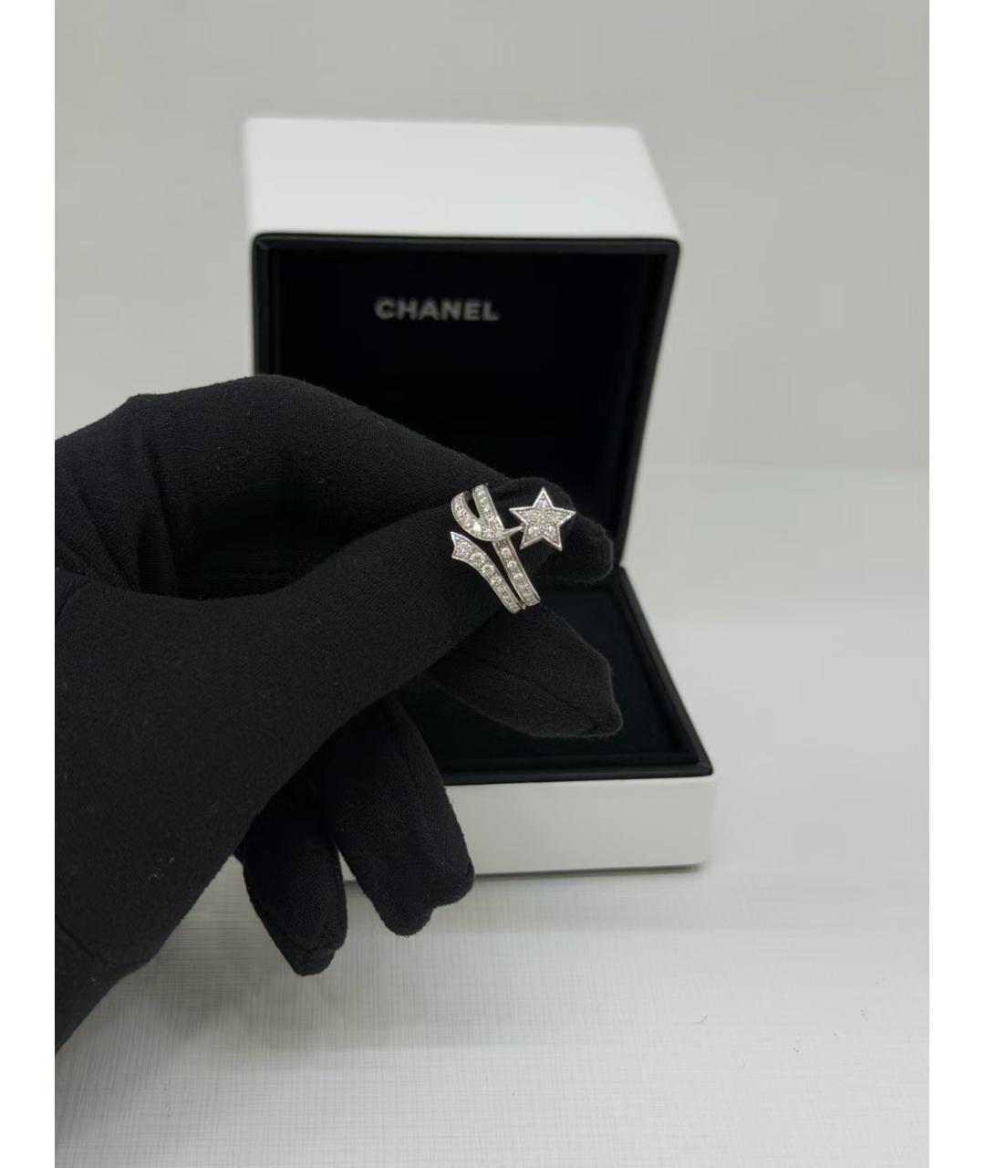 CHANEL Серебряное кольцо из белого золота, фото 4