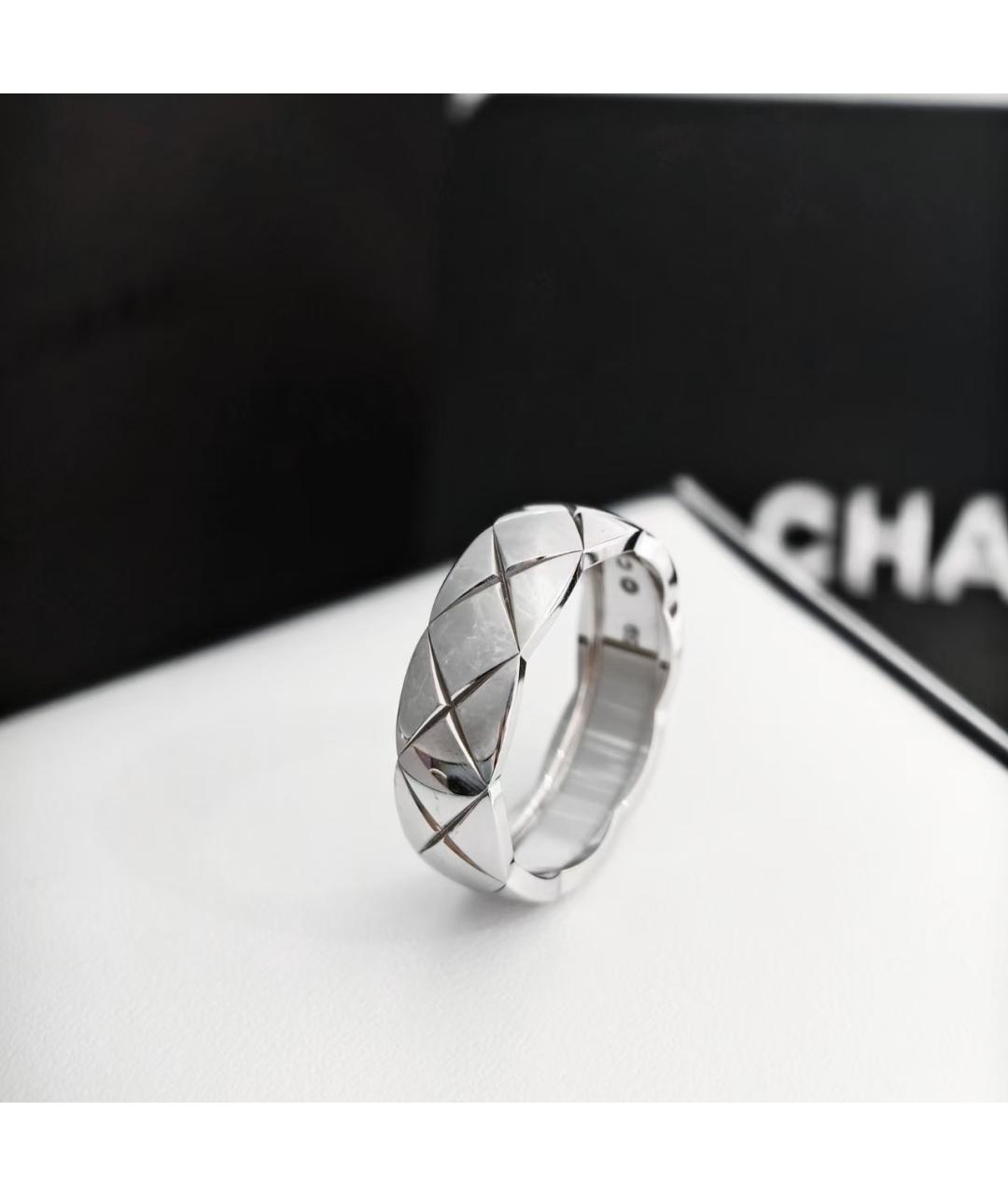 CHANEL Серебряное кольцо из белого золота, фото 3