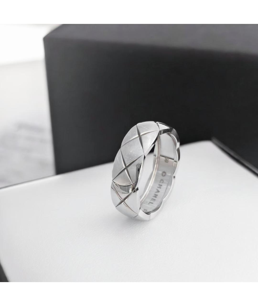 CHANEL Серебряное кольцо из белого золота, фото 5