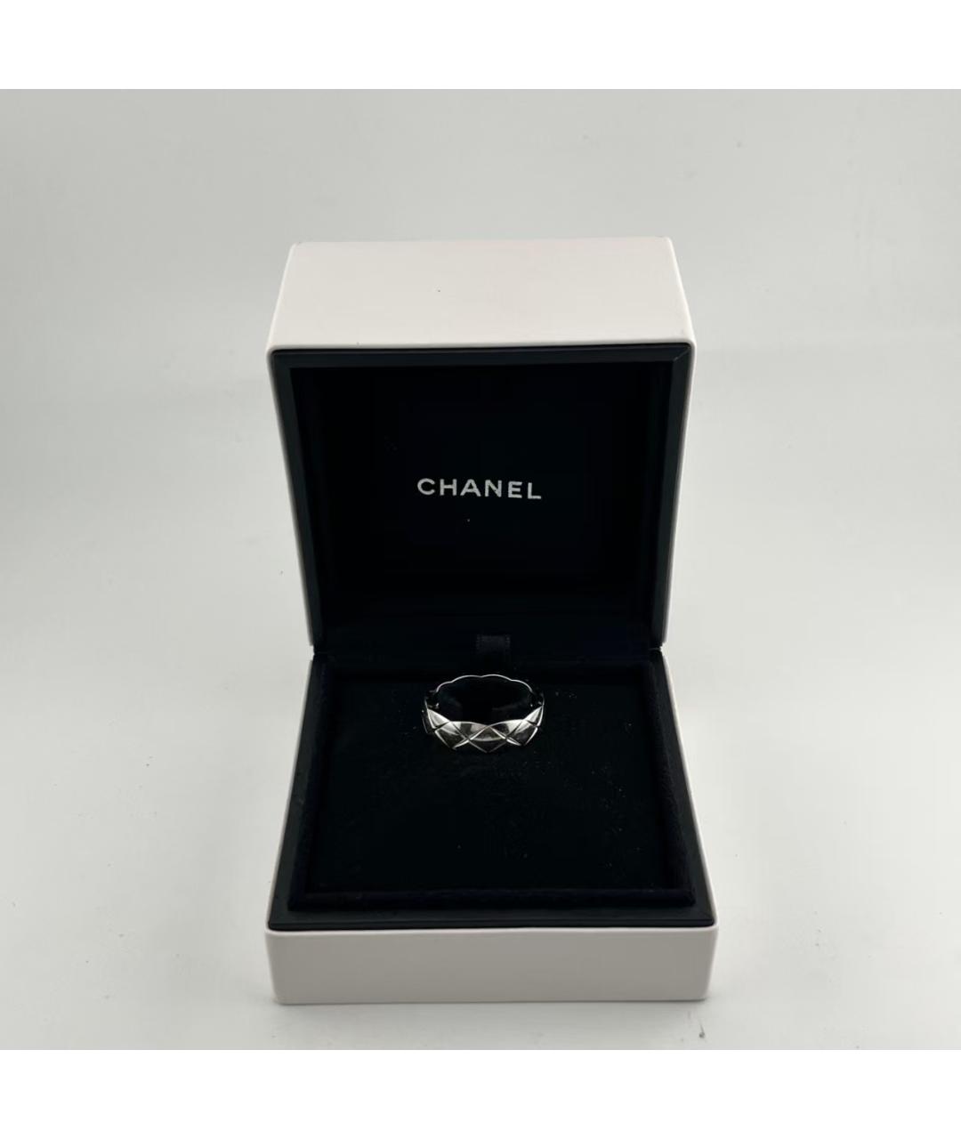 CHANEL Серебряное кольцо из белого золота, фото 2