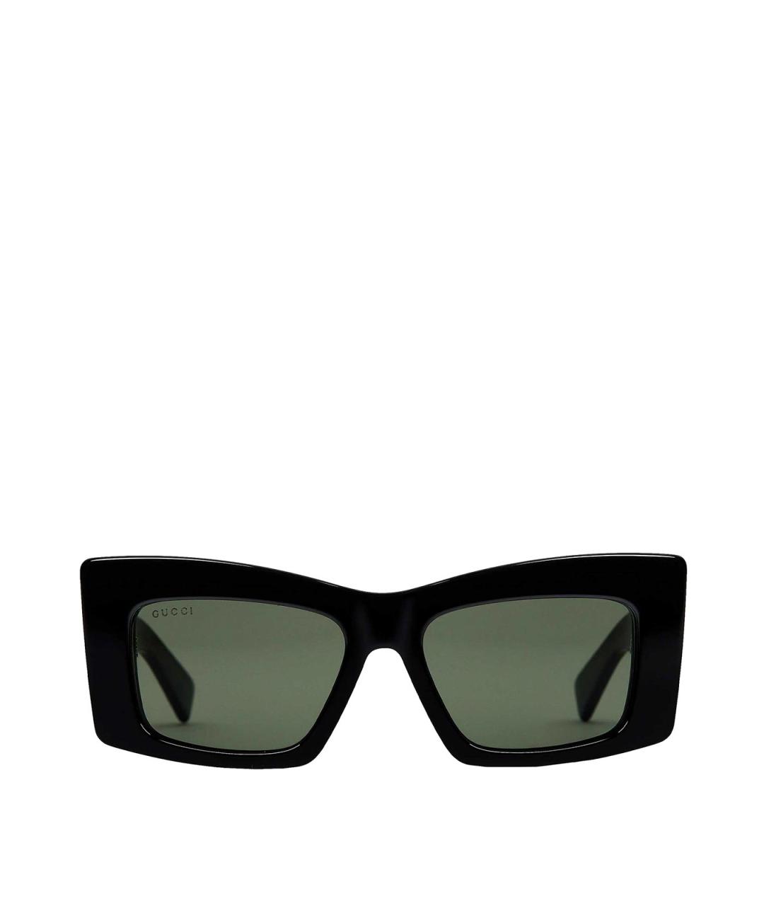 GUCCI Черные пластиковые солнцезащитные очки, фото 1