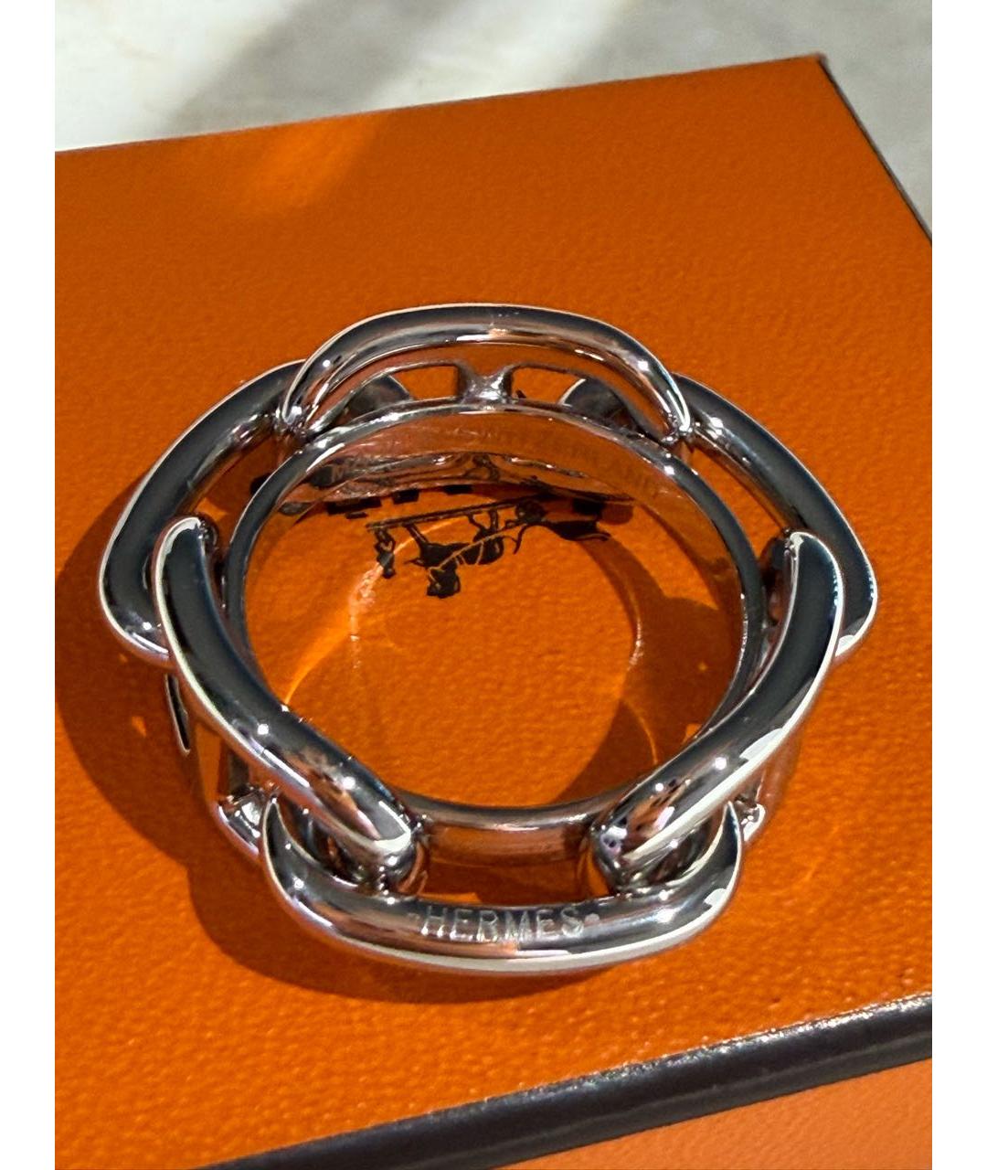 HERMES Серебряный платок, фото 7