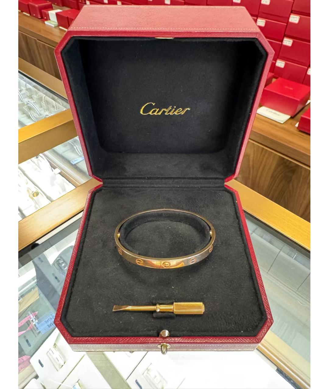 CARTIER Золотой браслет, фото 2