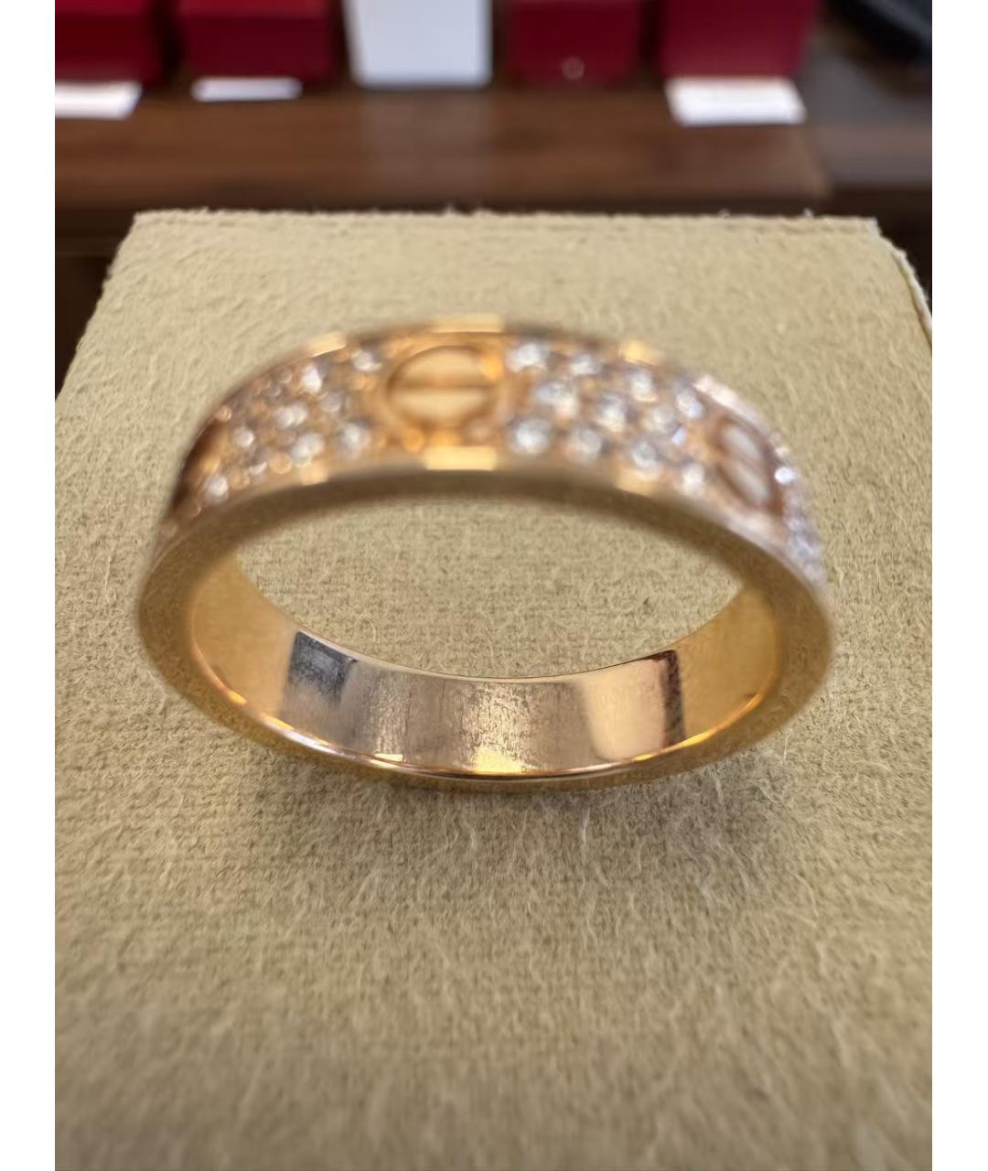 CARTIER Золотое кольцо из розового золота, фото 5