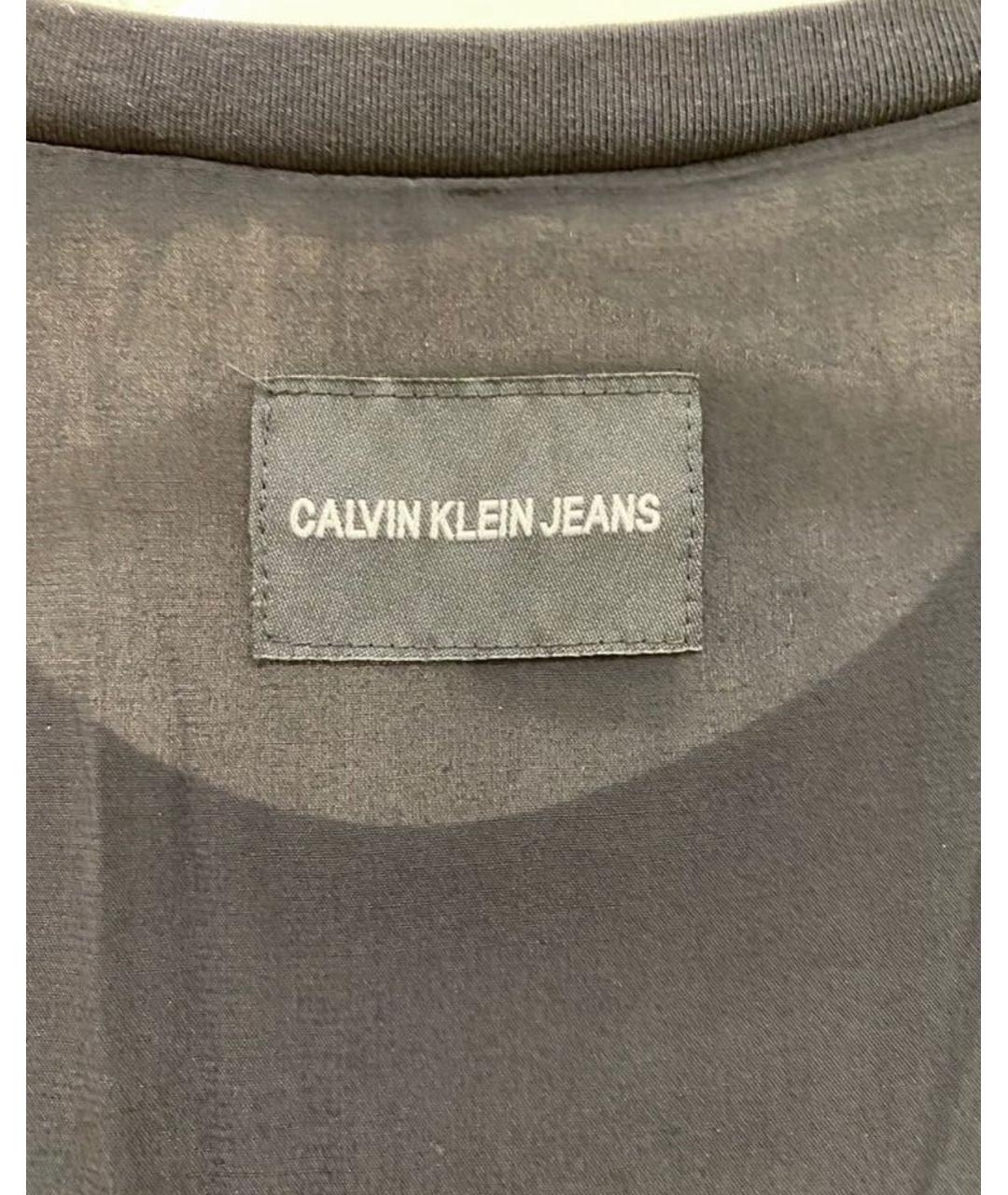 CALVIN KLEIN Черное повседневное платье, фото 4