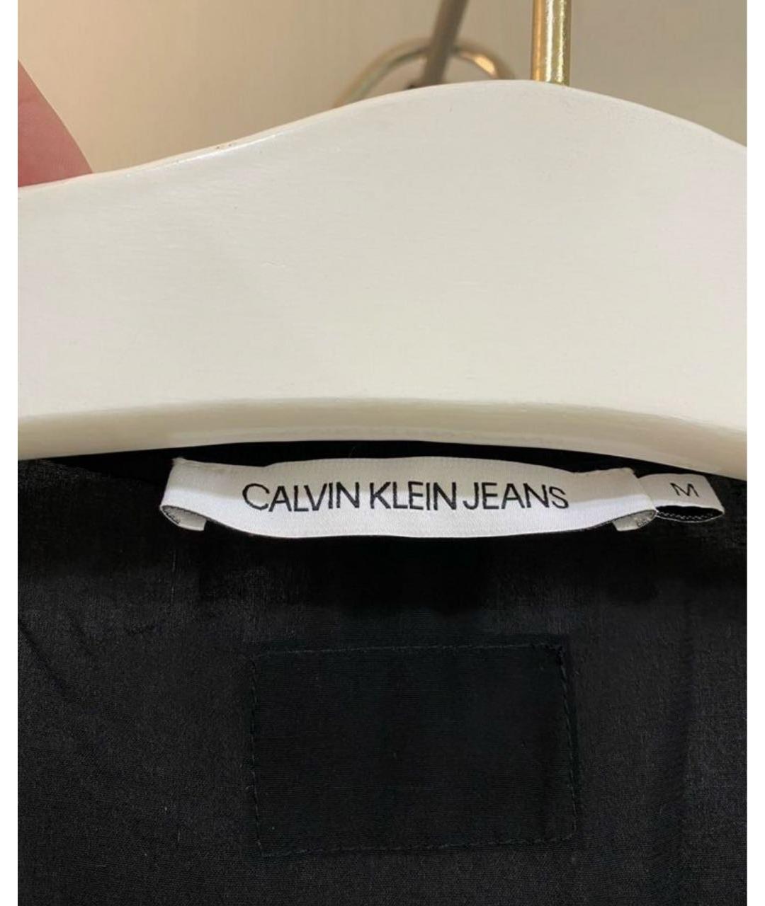 CALVIN KLEIN Черное повседневное платье, фото 3