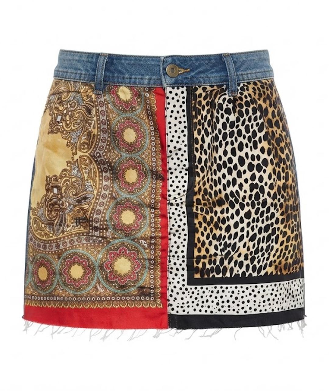 DOLCE&GABBANA Деним юбка мини, фото 1