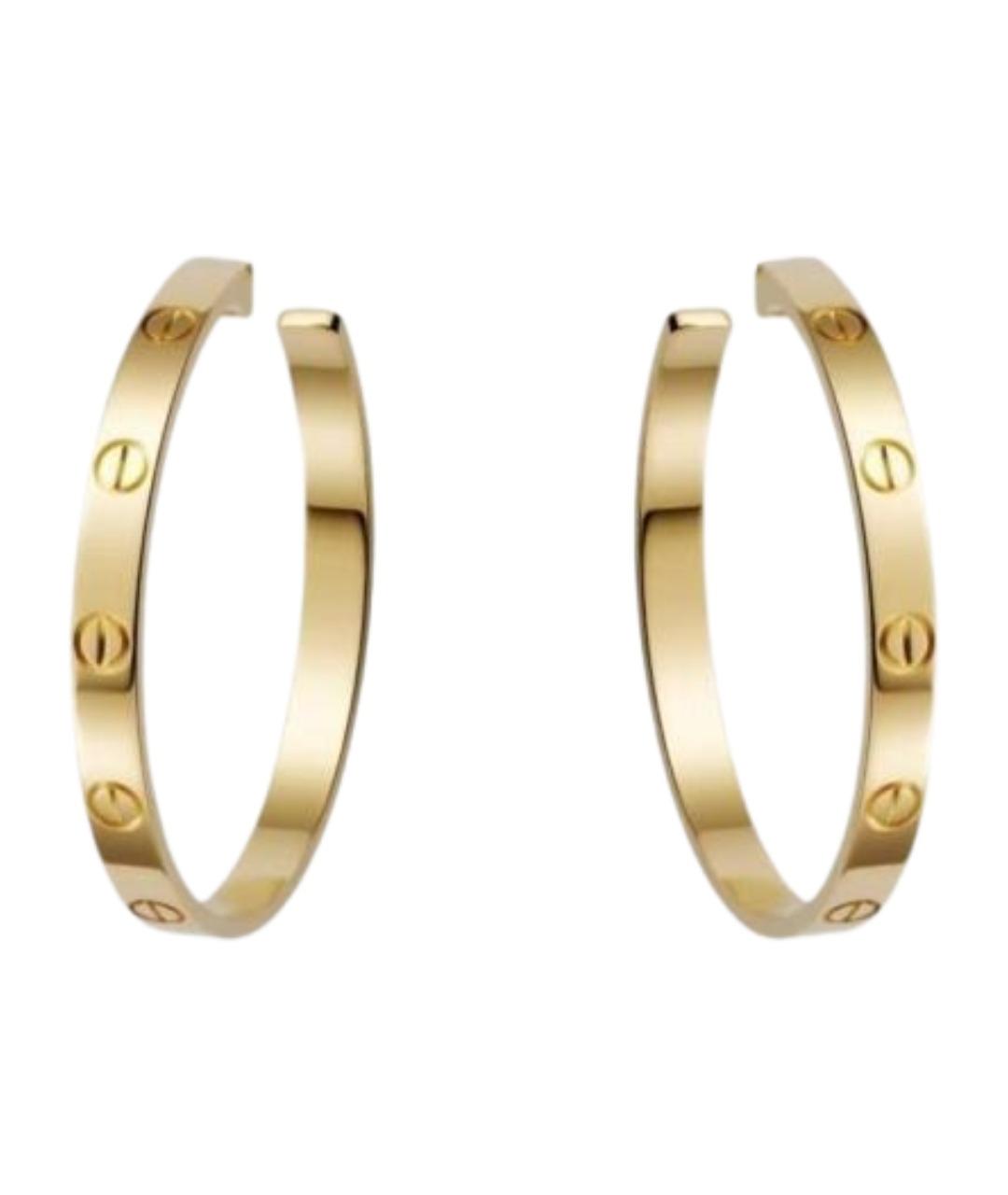 CARTIER Золотые серьги, фото 1