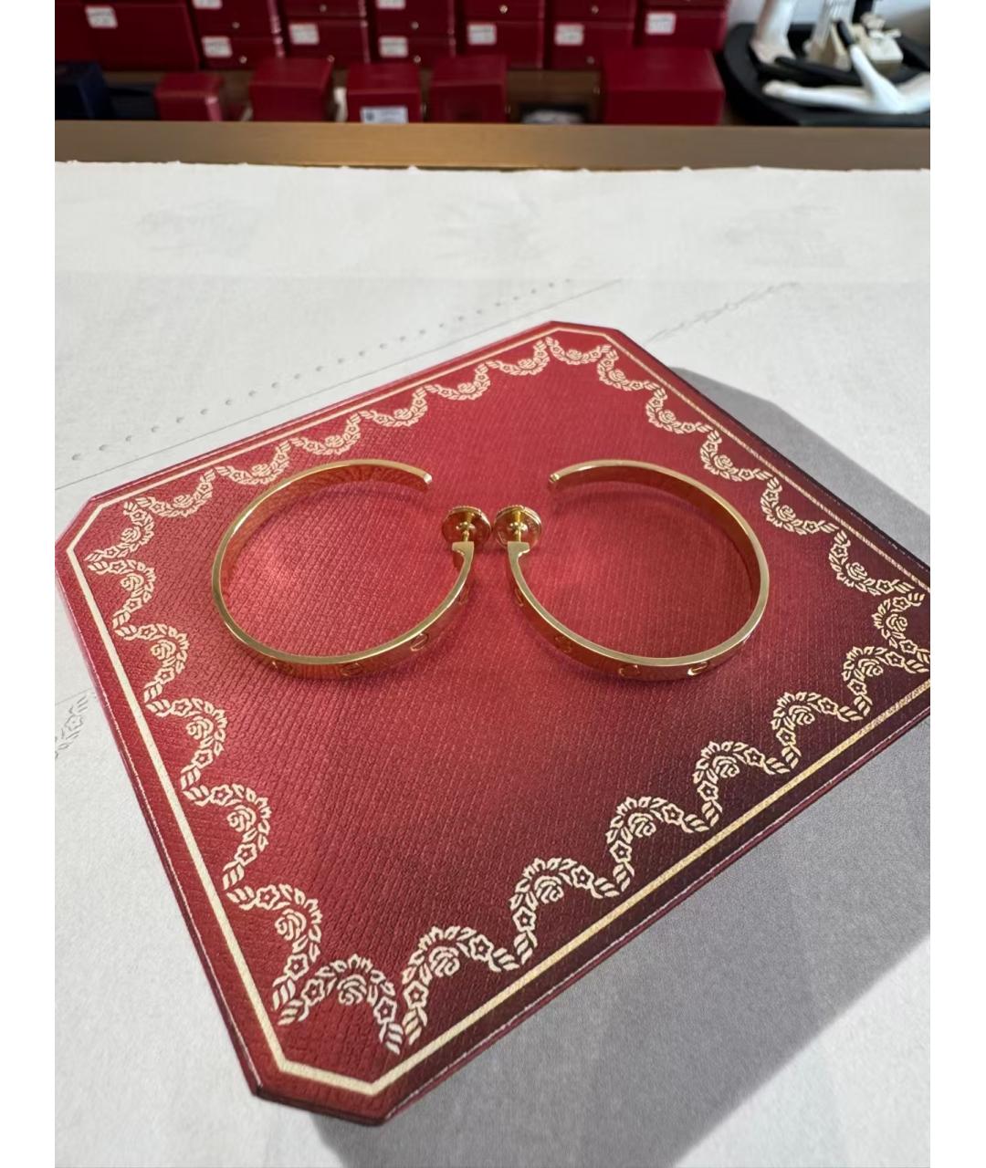 CARTIER Золотые серьги, фото 3