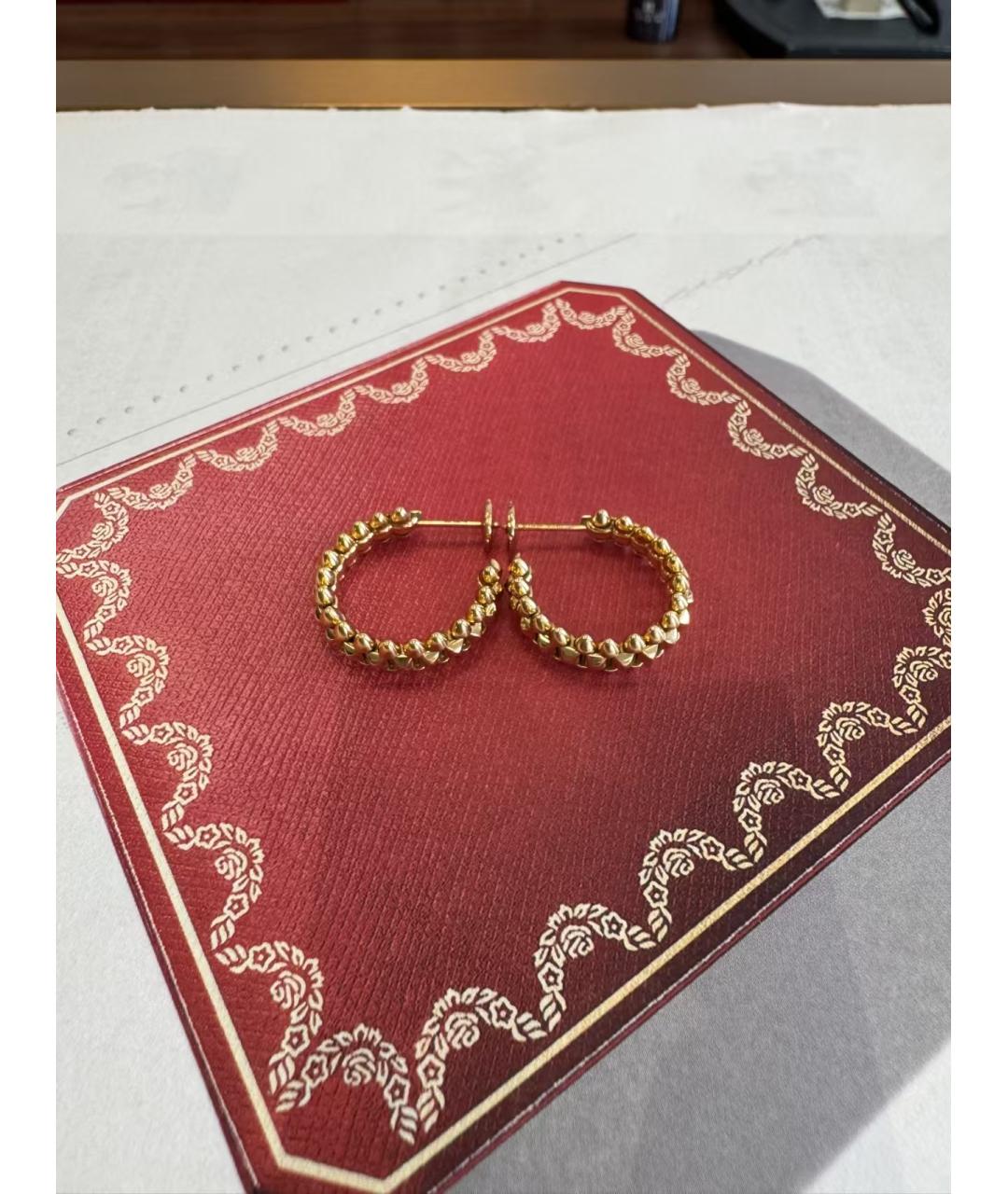 CARTIER Золотые серьги, фото 3