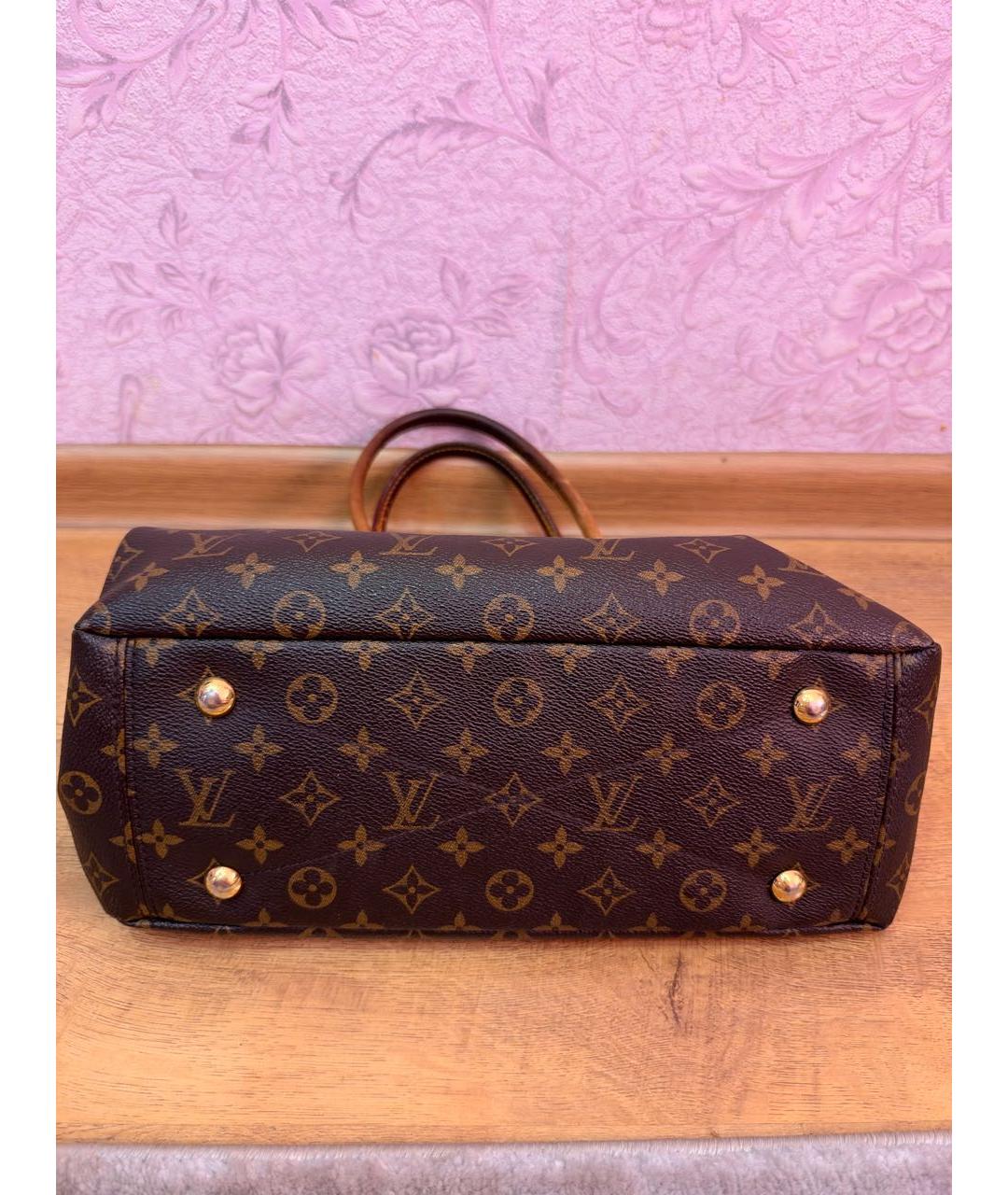 LOUIS VUITTON Коричневая сумка через плечо из канвы, фото 5