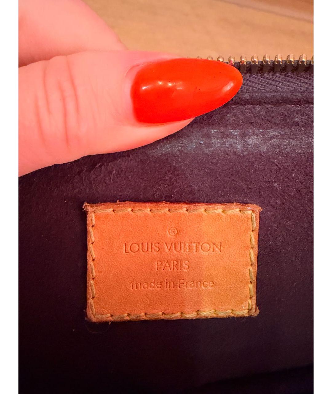 LOUIS VUITTON Коричневая сумка через плечо из канвы, фото 7