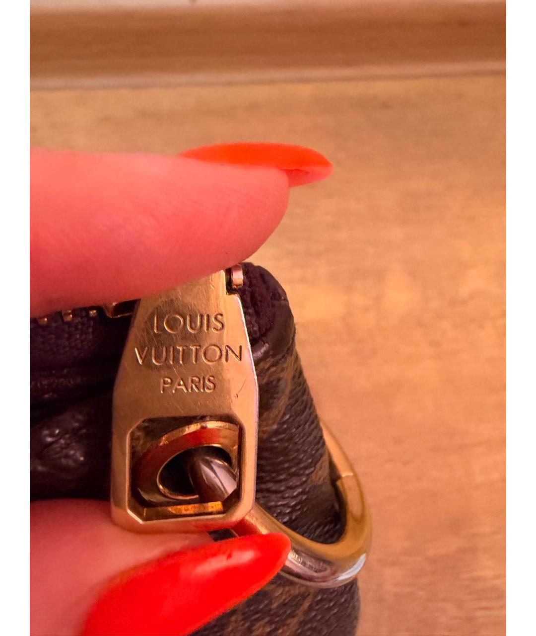 LOUIS VUITTON Коричневая сумка через плечо из канвы, фото 8