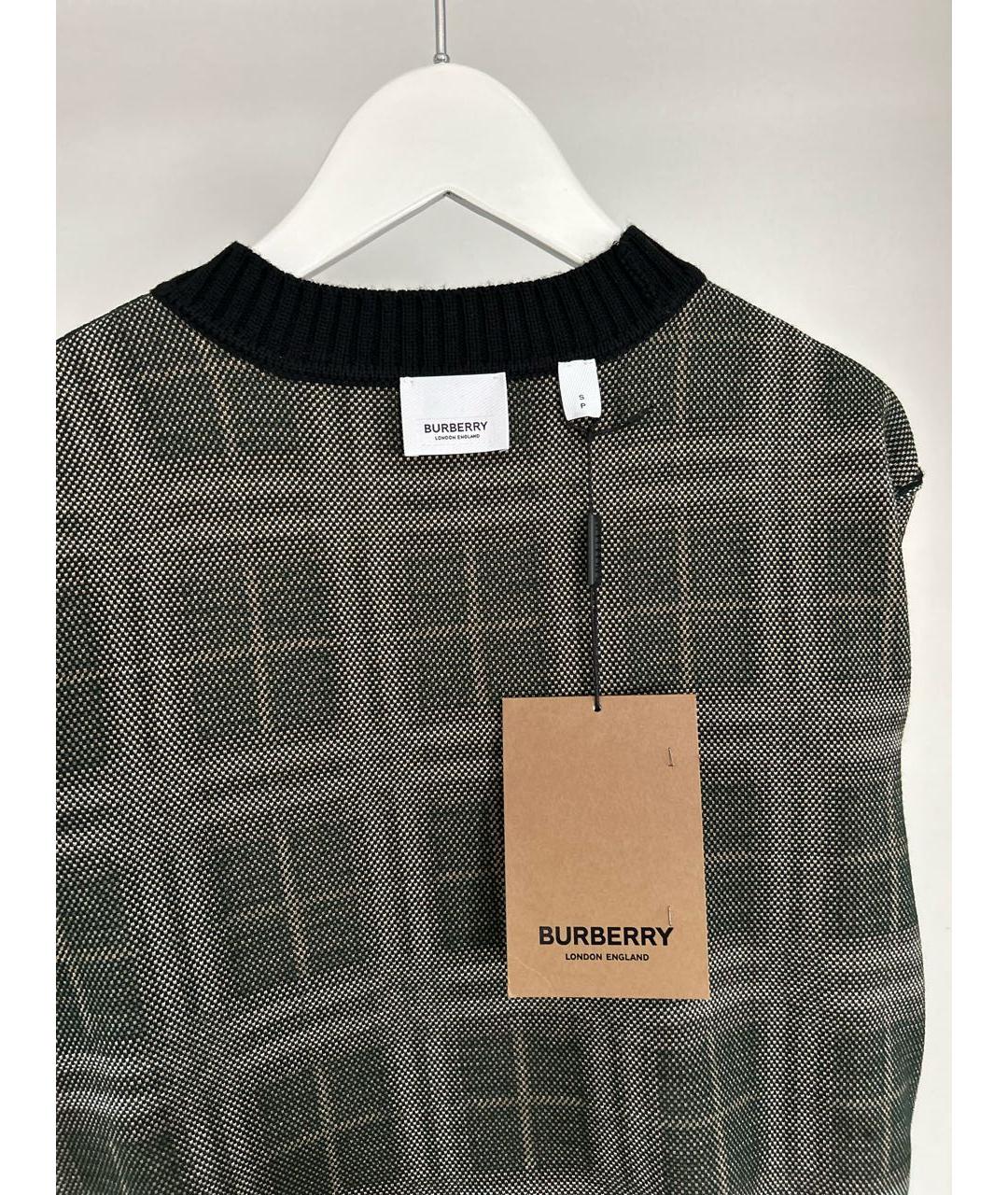 BURBERRY Зеленый джемпер / свитер, фото 3