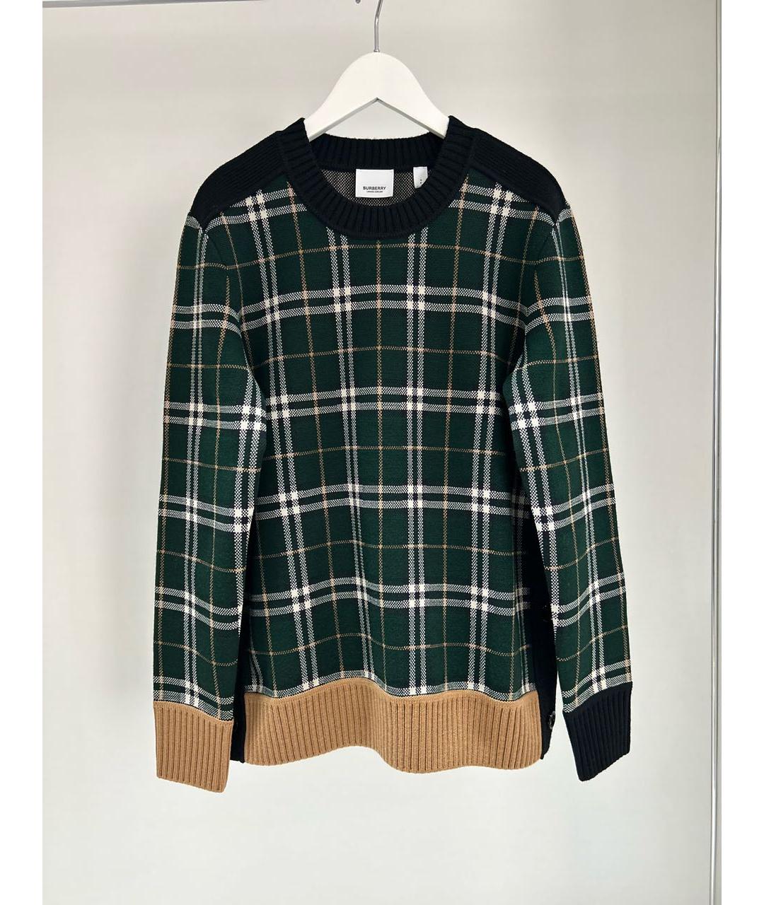 BURBERRY Зеленый джемпер / свитер, фото 9