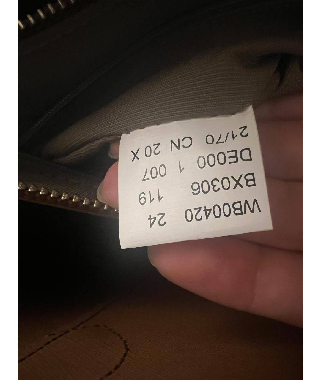 FURLA Голубая кожаная сумка тоут, фото 7