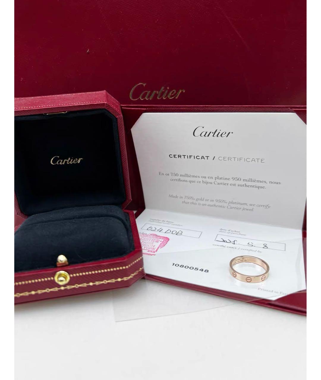 CARTIER Розовое кольцо из розового золота, фото 4