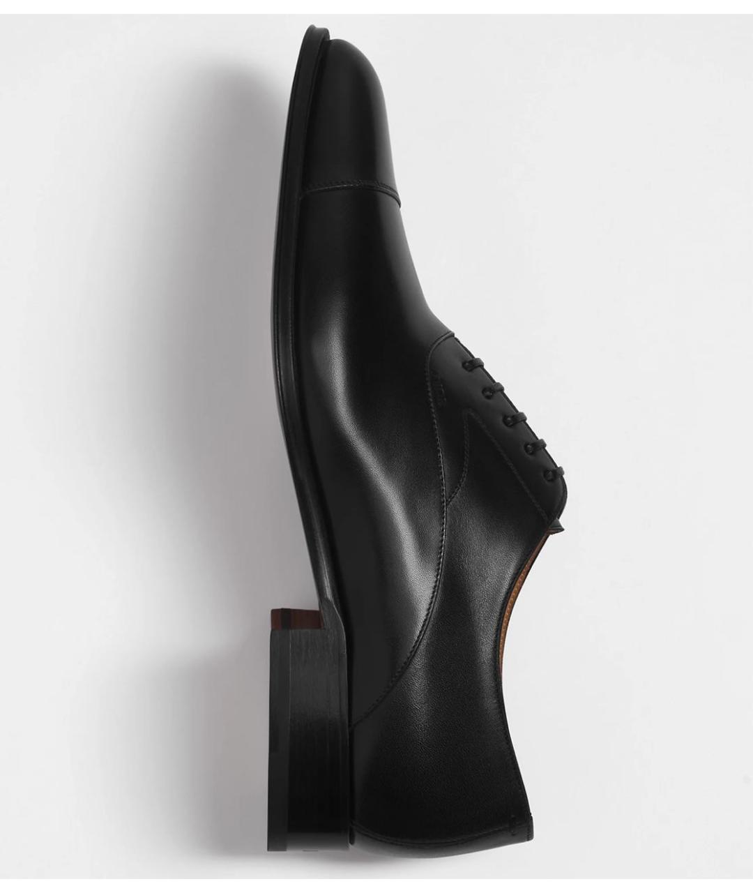 CHRISTIAN DIOR Черные кожаные туфли, фото 5
