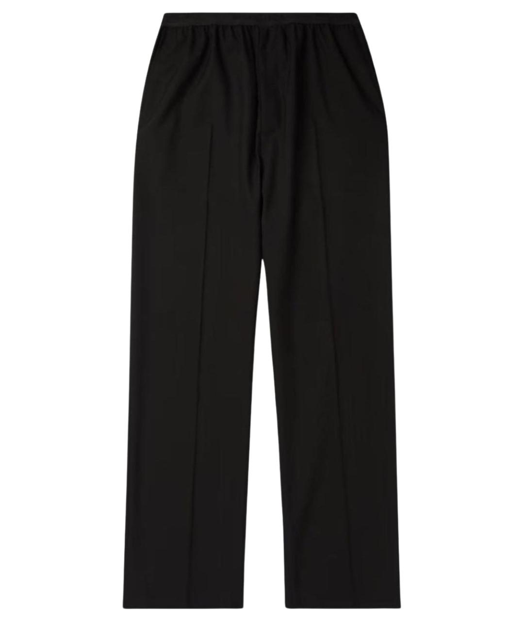 BALENCIAGA Черные прямые брюки, фото 1