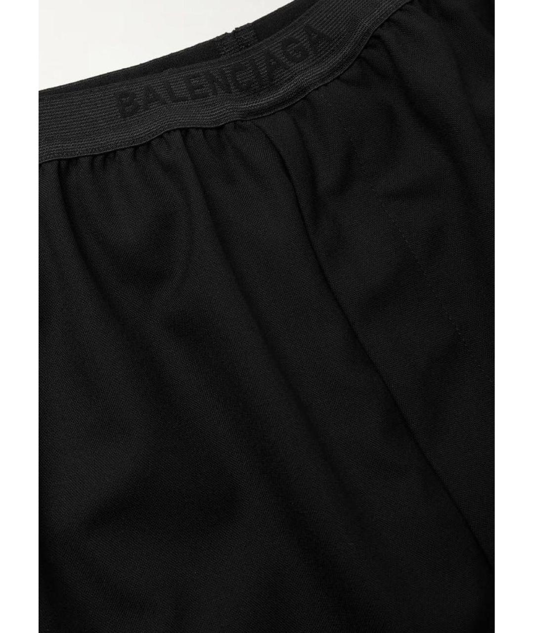 BALENCIAGA Черные прямые брюки, фото 3